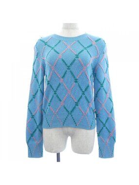 Chanel Knit Sweater Blue